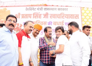 HM Sita Ram Agarwal Ji inaugurates various development projects of AMC and AUDA in Ahmedabad.