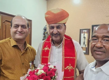 HM Sita Ram Agarwal Ji inaugurates various development projects of AMC and AUDA in Ahmedabad.